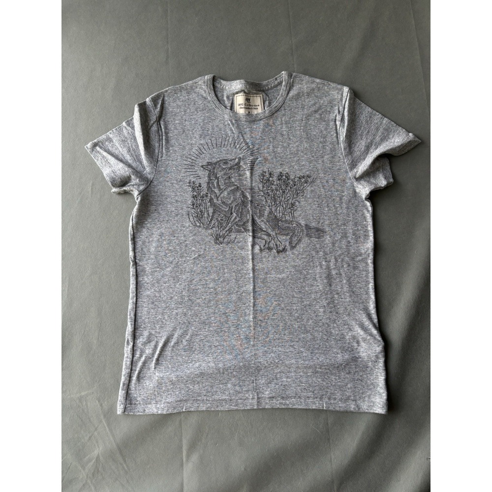 Abercrombie And Fitch MEN T-shirt Gray Size M Bling Tee T Shirt 1892